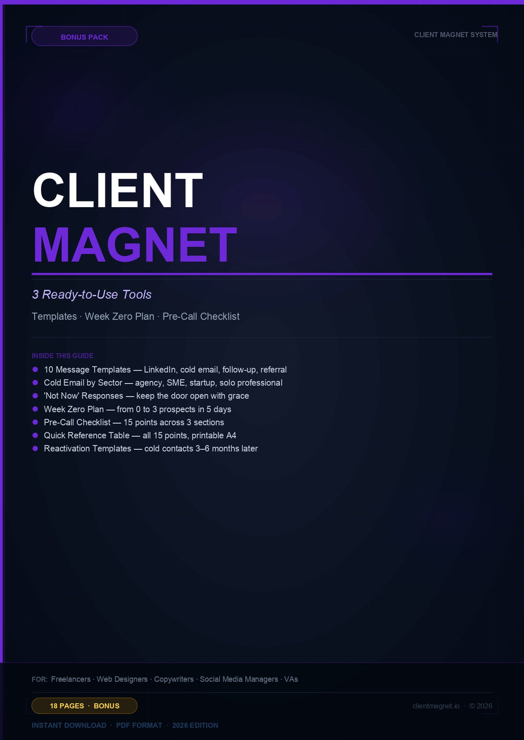 Client Magnet Complete – The Full Freelance Client System