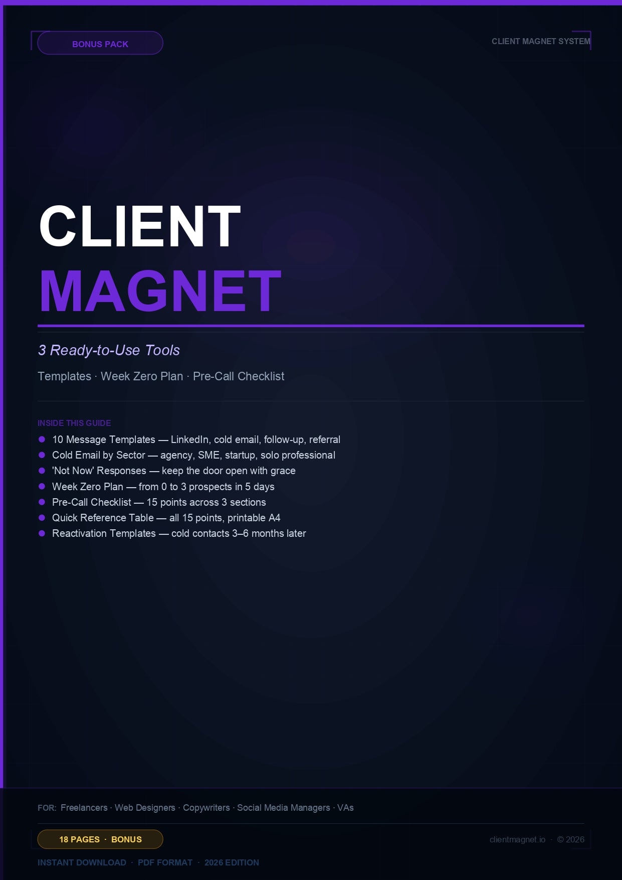 Client Magnet Complete – The Full Freelance Client System